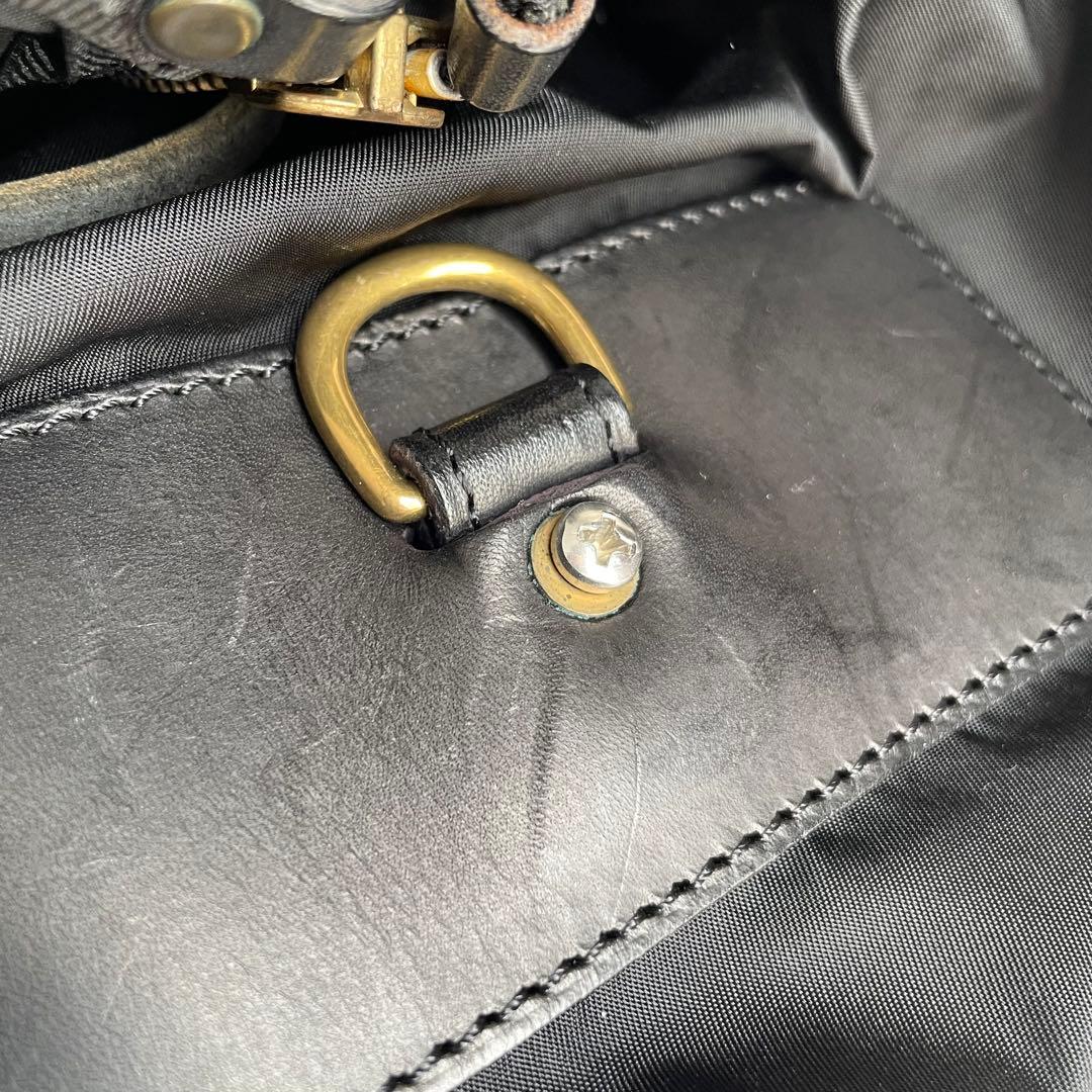 ✨️未使用レベル✨️ Felisi P3 ボストン　ナイロン　レザー　　黒