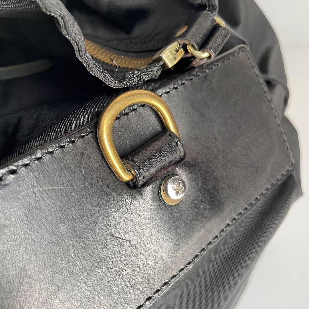 ✨️未使用レベル✨️ Felisi P3 ボストン　ナイロン　レザー　　黒