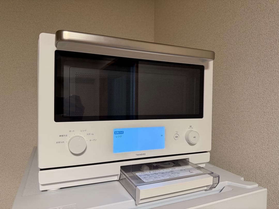 【美品】TWINBIRD スチームオーブンレンジ DR-F871W ホワイト