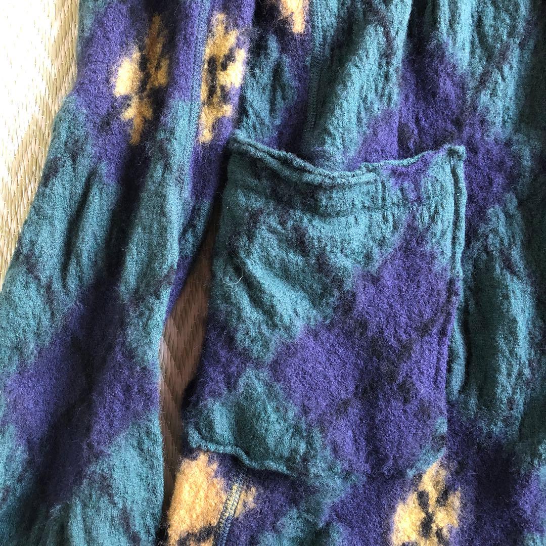 値下げ中！レア商品・KAPITAL縮絨ウールジャケット(アーガイル柄)