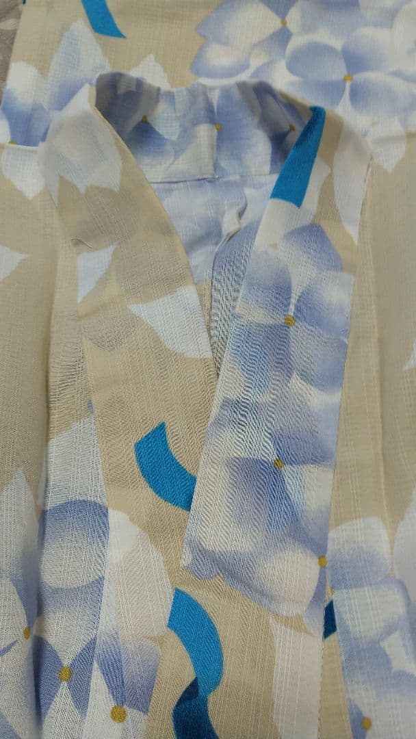 ふりふ 浴衣 NaturalFurifu あじさいブーケ 新品