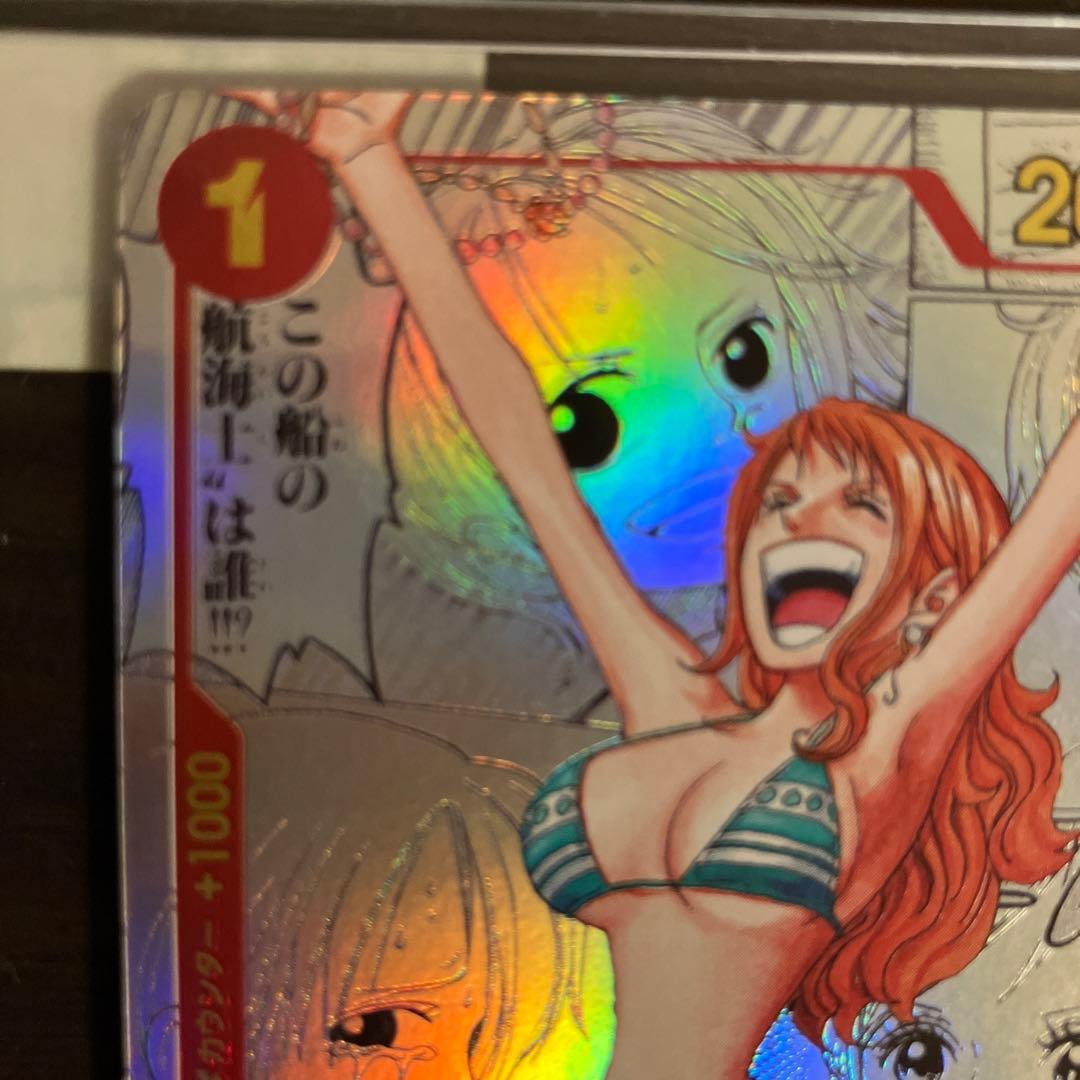 本日セール！ワンピースカード　ナミ コミパラ THE BEST OP01-016