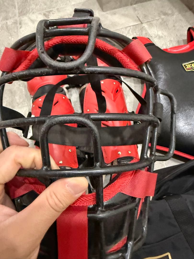 ゼット一般軟式用 プロステイタス キャッチャー防具セット