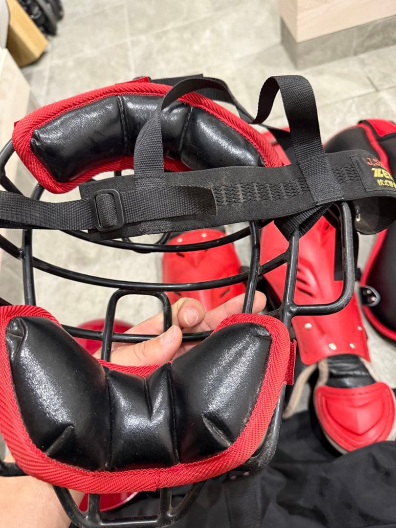 ゼット一般軟式用 プロステイタス キャッチャー防具セット