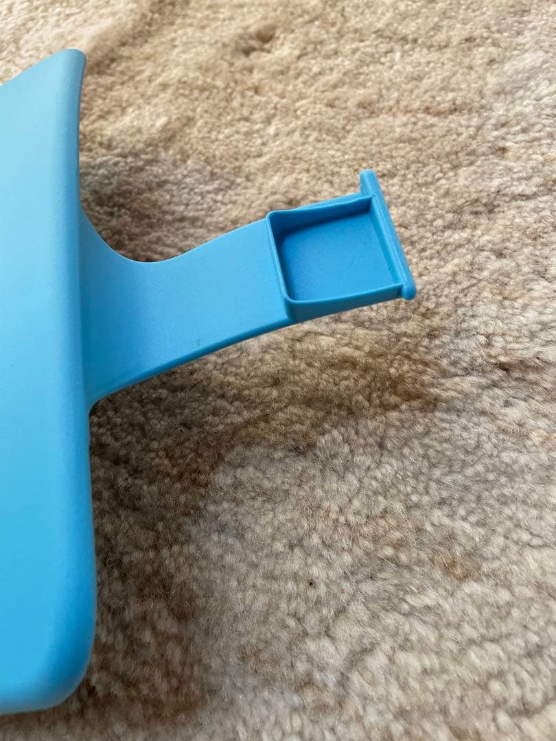 『廃盤』STOKKE ベビーチェア皮ベルト背もたれガード付ダブルセット