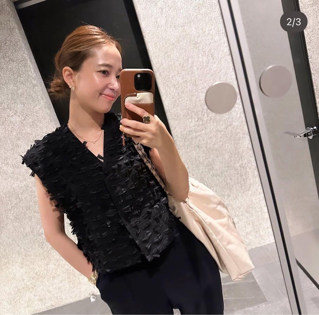 yori shirocon リボンショートジレ 38