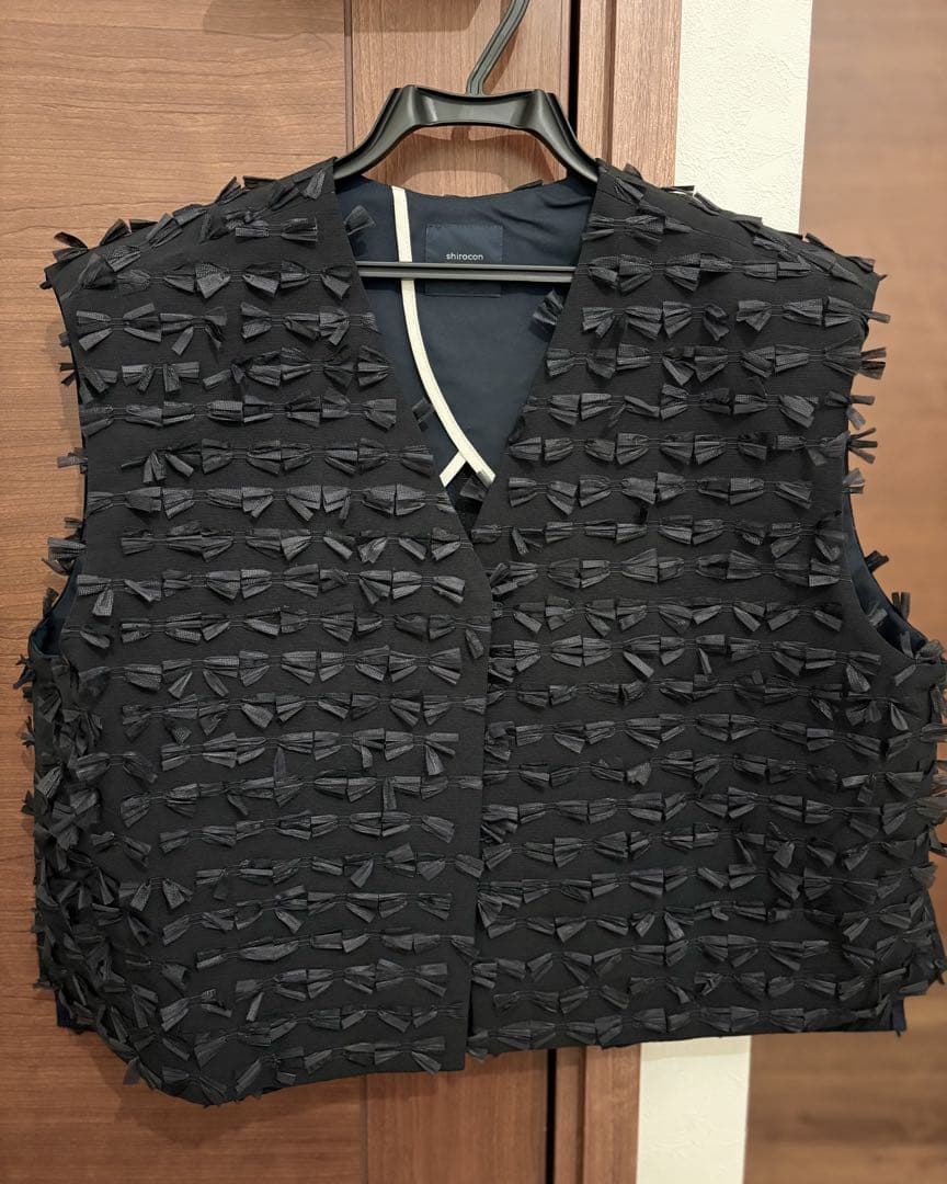 yori shirocon リボンショートジレ 38