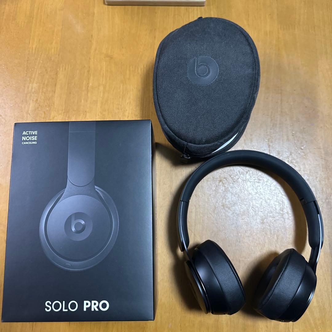 最終値下げ【美品】Beats SOLO PRO ワイヤレスヘッドホン ブラック