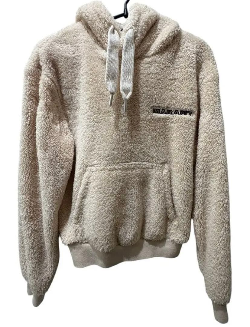 【極美品】ISABEL MARANT裏起毛フリースパーカー Mサイズ アイボリー