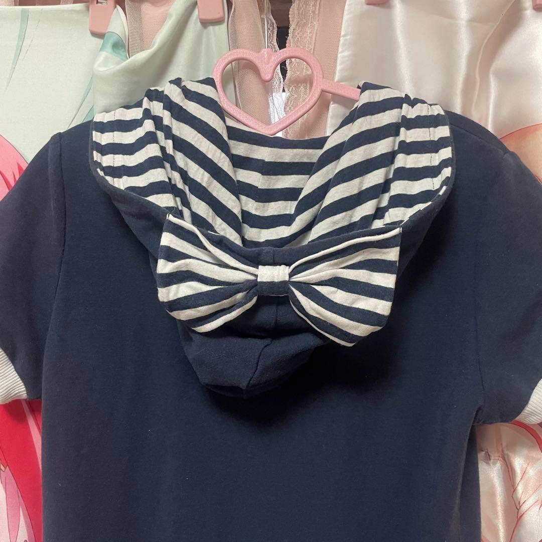 tralala ボーダーパーカーワンピース ♥