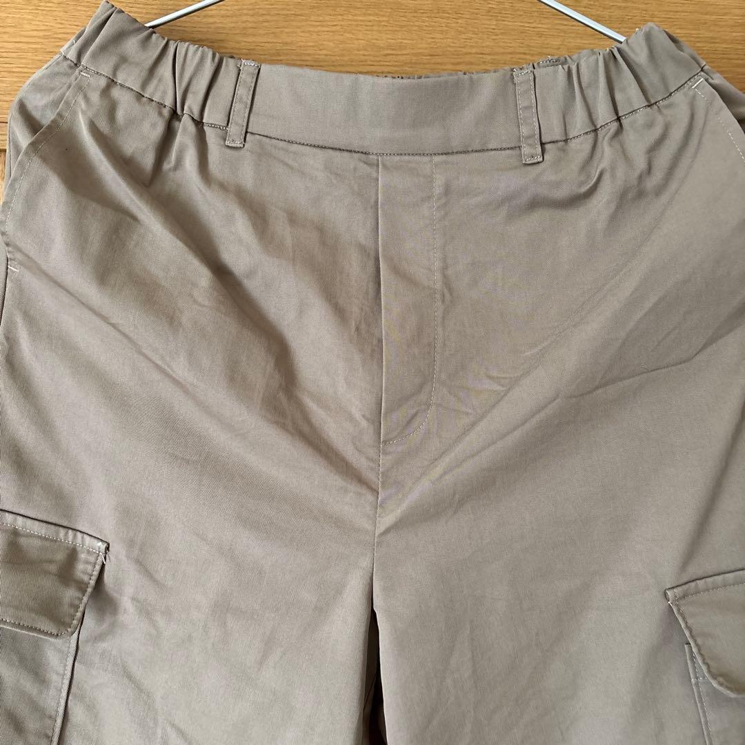 裾がしぼれる2wayカーゴパンツ