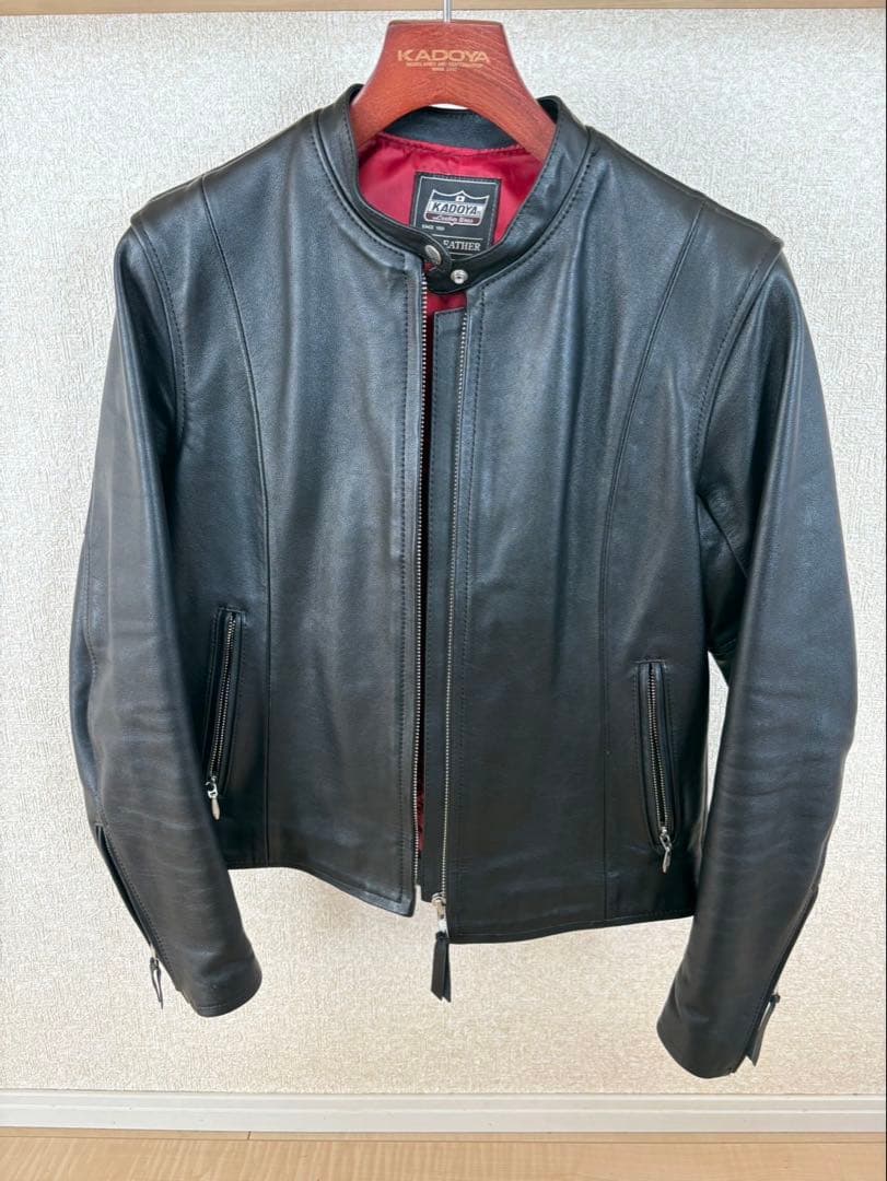 美品/カドヤ/レディース/ライダース/レザージャケット/Lサイズ