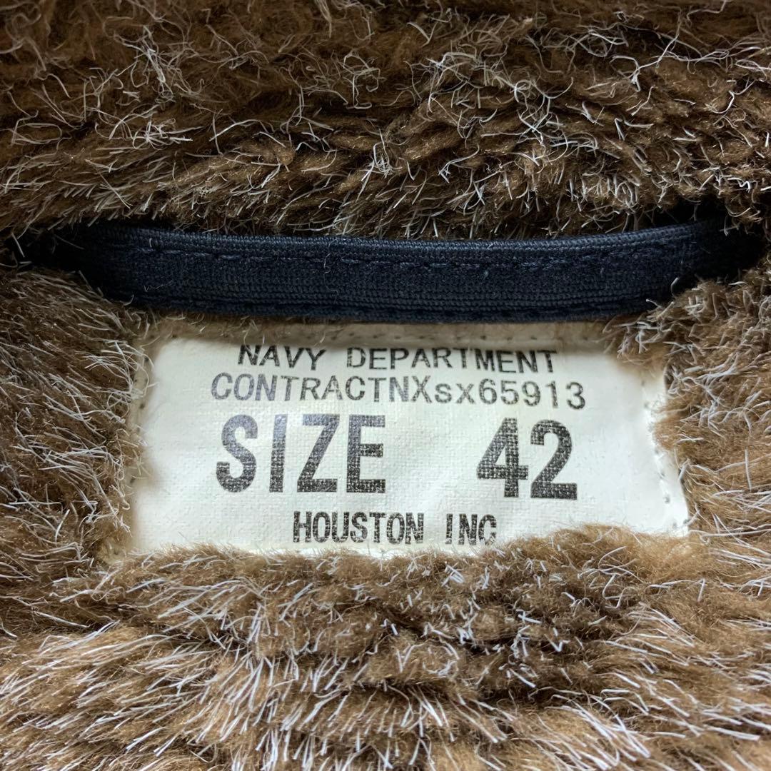 【雰囲気抜群】ヒューストン デッキジャケット N-1 ネイビー 42