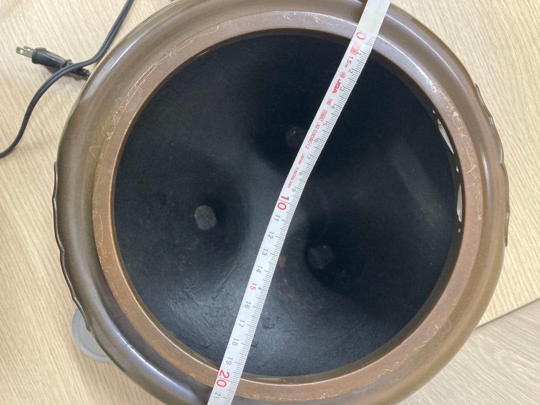 コンロ動作確認済み！　唐銅 風炉 風炉釜 茶釜 茶道具