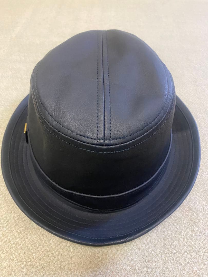最終価格！KNOX 黒 レザー バケットハット