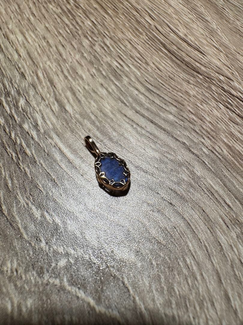 アガット 2023 Winter 限定 K10 アイオライト ネックレスチャーム