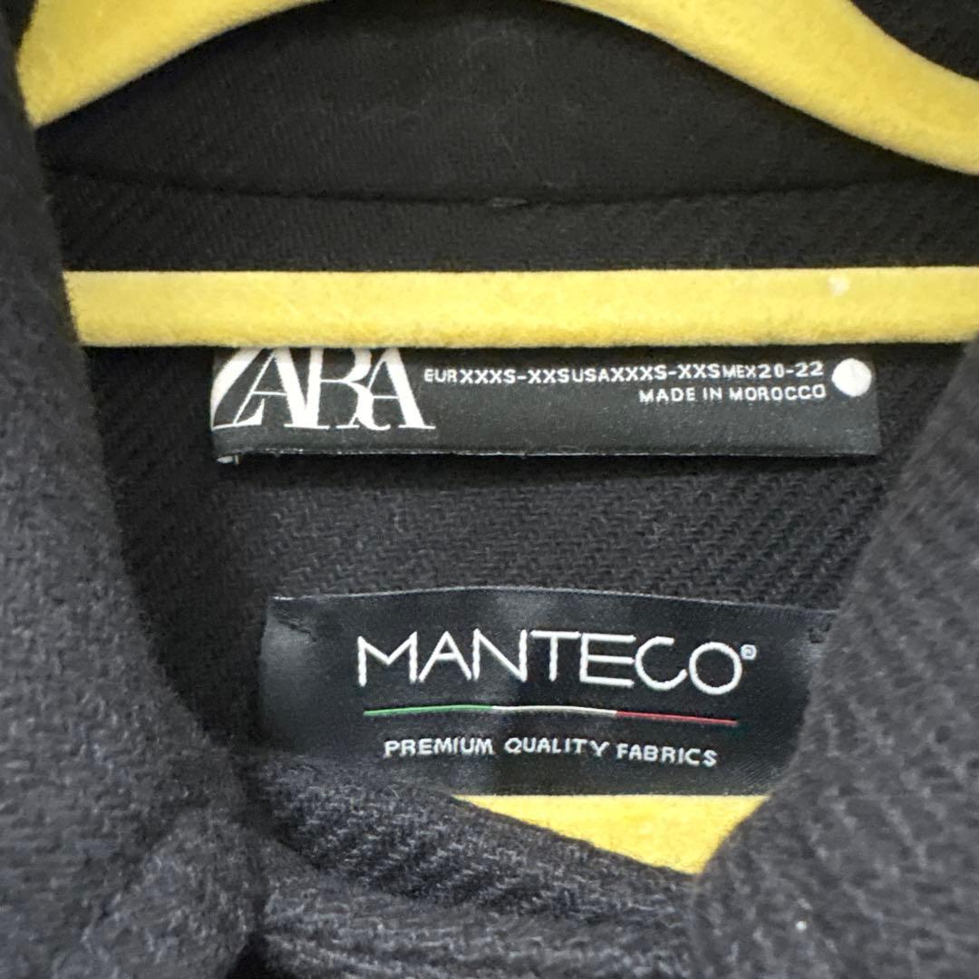 2023aw ZARA MANTECO ザラ　マンテコ　オーバーサイズコート黒