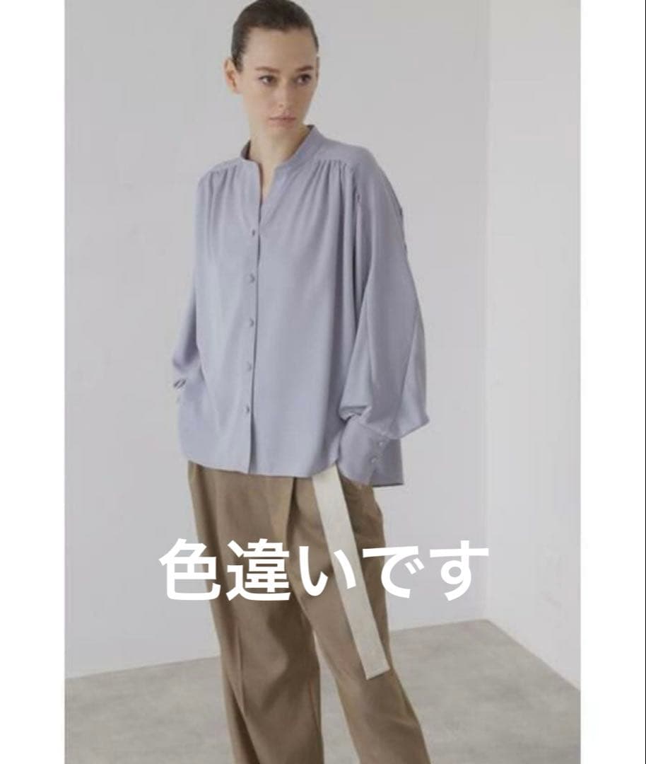 ADORE ライトジョーゼットギャザーブラウス