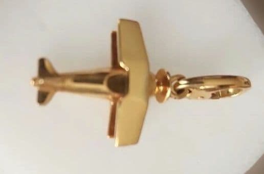 C*t様 Cartier カルチエ　ペンダントヘッド　18K 飛行機 保証書付き