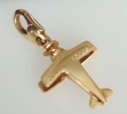 C*t様 Cartier カルチエ　ペンダントヘッド　18K 飛行機 保証書付き