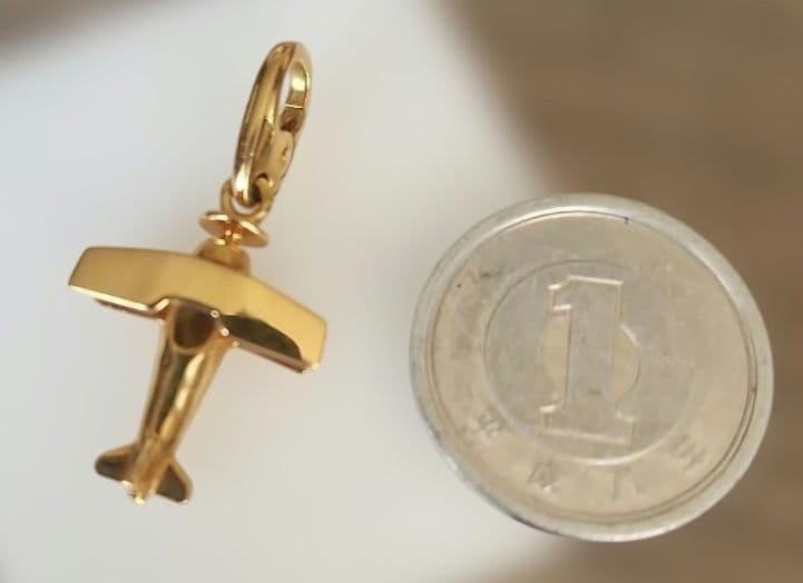 C*t様 Cartier カルチエ　ペンダントヘッド　18K 飛行機 保証書付き