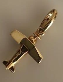 C*t様 Cartier カルチエ　ペンダントヘッド　18K 飛行機 保証書付き