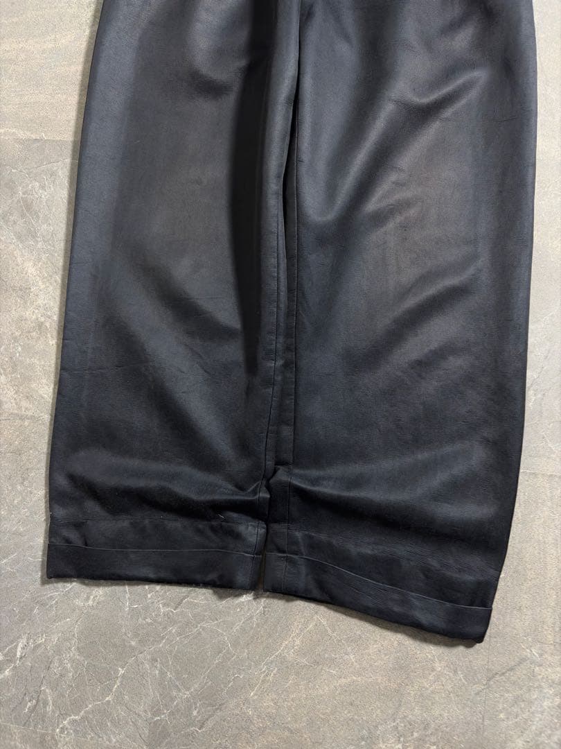 パンツ 00s DRIES VAN NOTEN cotton cupra slacks