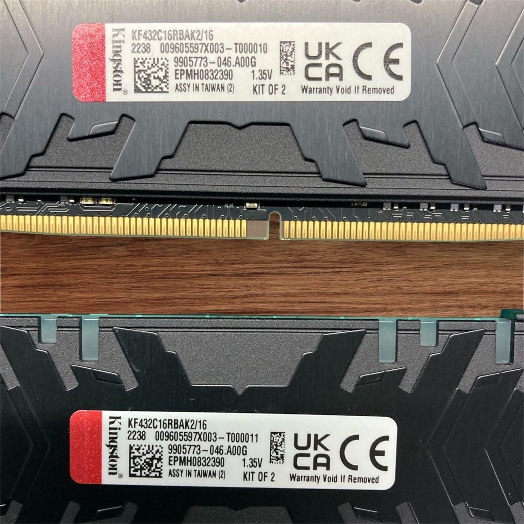 (memtest)FURY RENEGADE ddr4 3200 8gb×2