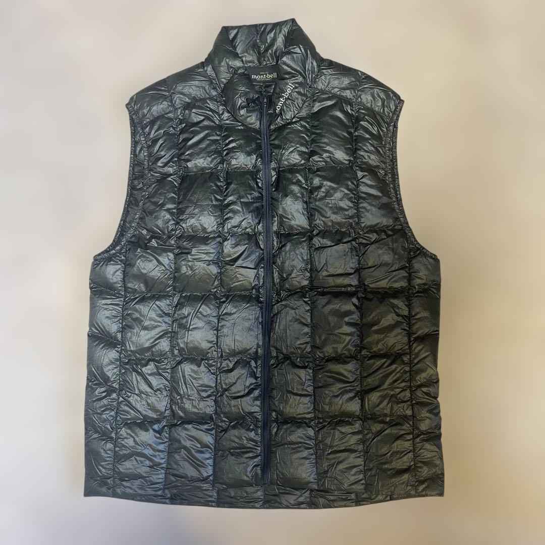 モンベル EXライトダウンベスト Men’s ブラック Mサイズ