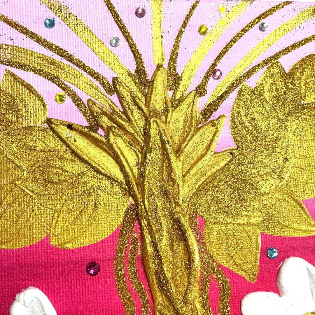 開運絵画　オリジナル　金の成る木　龍樹