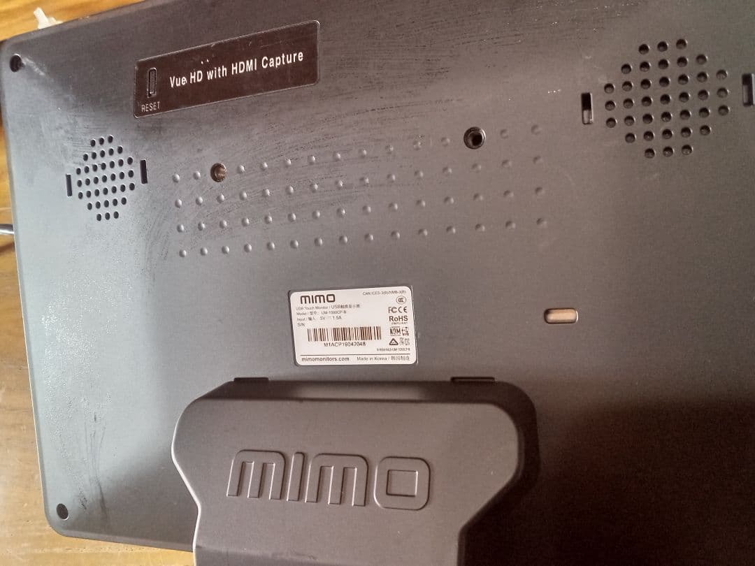 Mimo Vue HD Capture 10.1インチ タッチパネル モニター