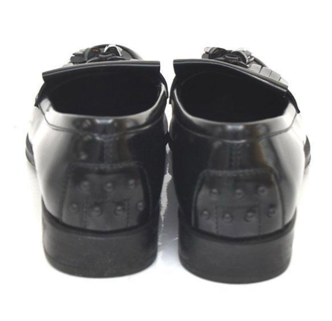 美品　TOD'S ブラックローファー 37 (24cm)
