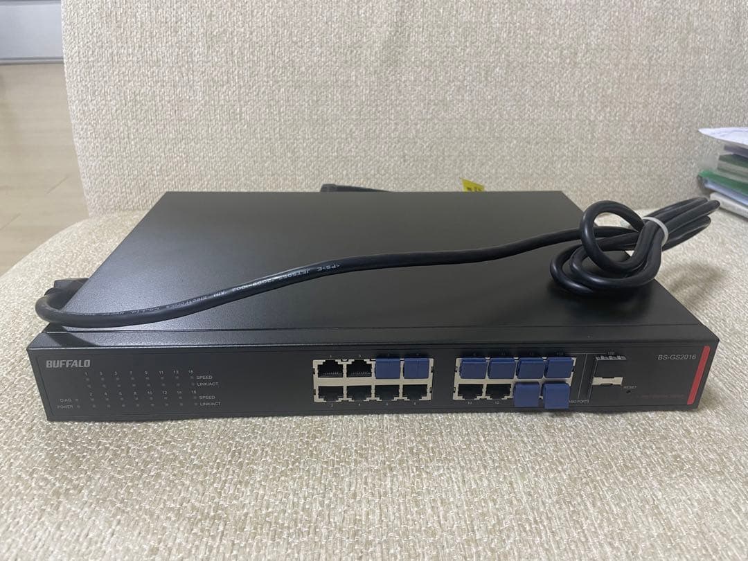 BUFFALO スイッチングハブ 16ポート