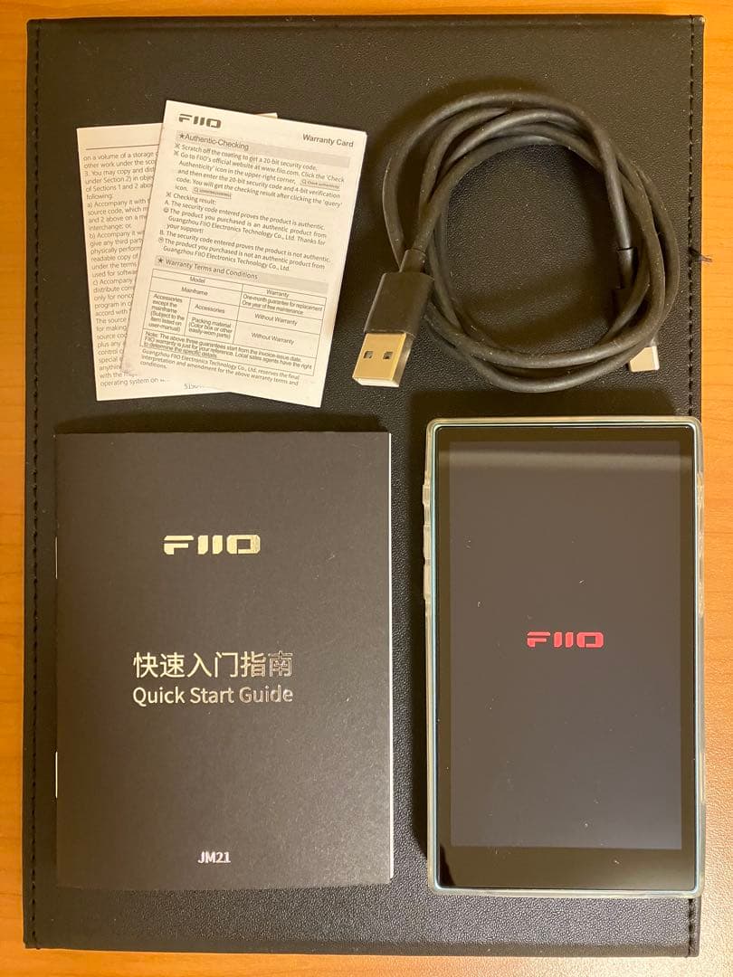 FiiO JM21 Blue ポータブルハイレゾ音楽プレーヤー