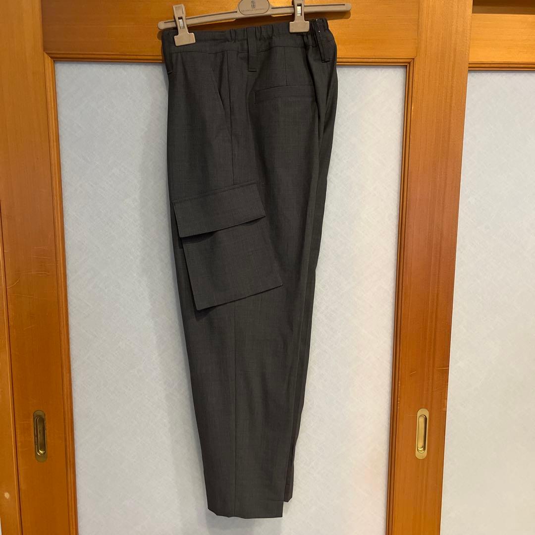 ブルネロクチネリウールカーゴパンツ
