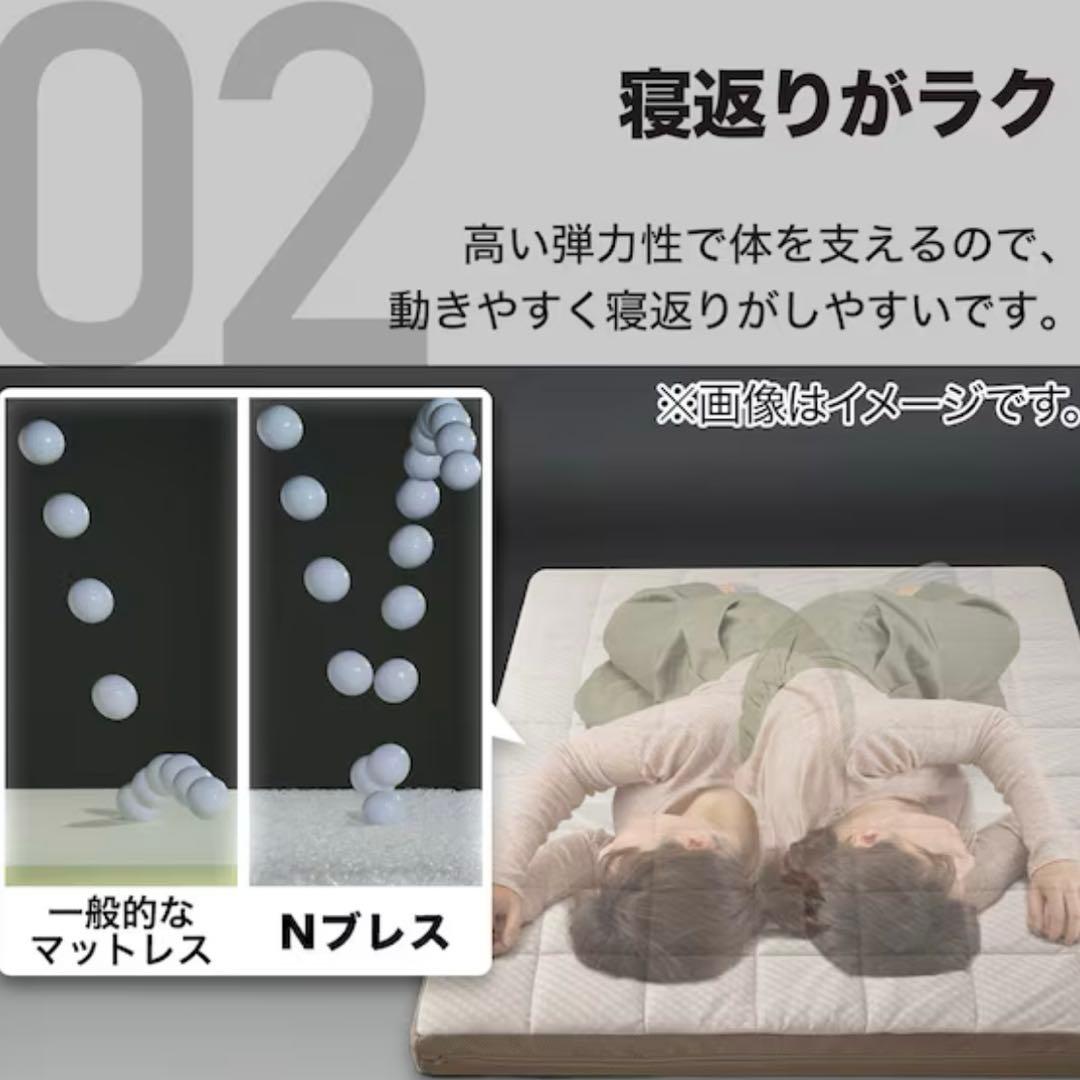 ニトリ マットレス敷き布団　セミダブル　Nブレス