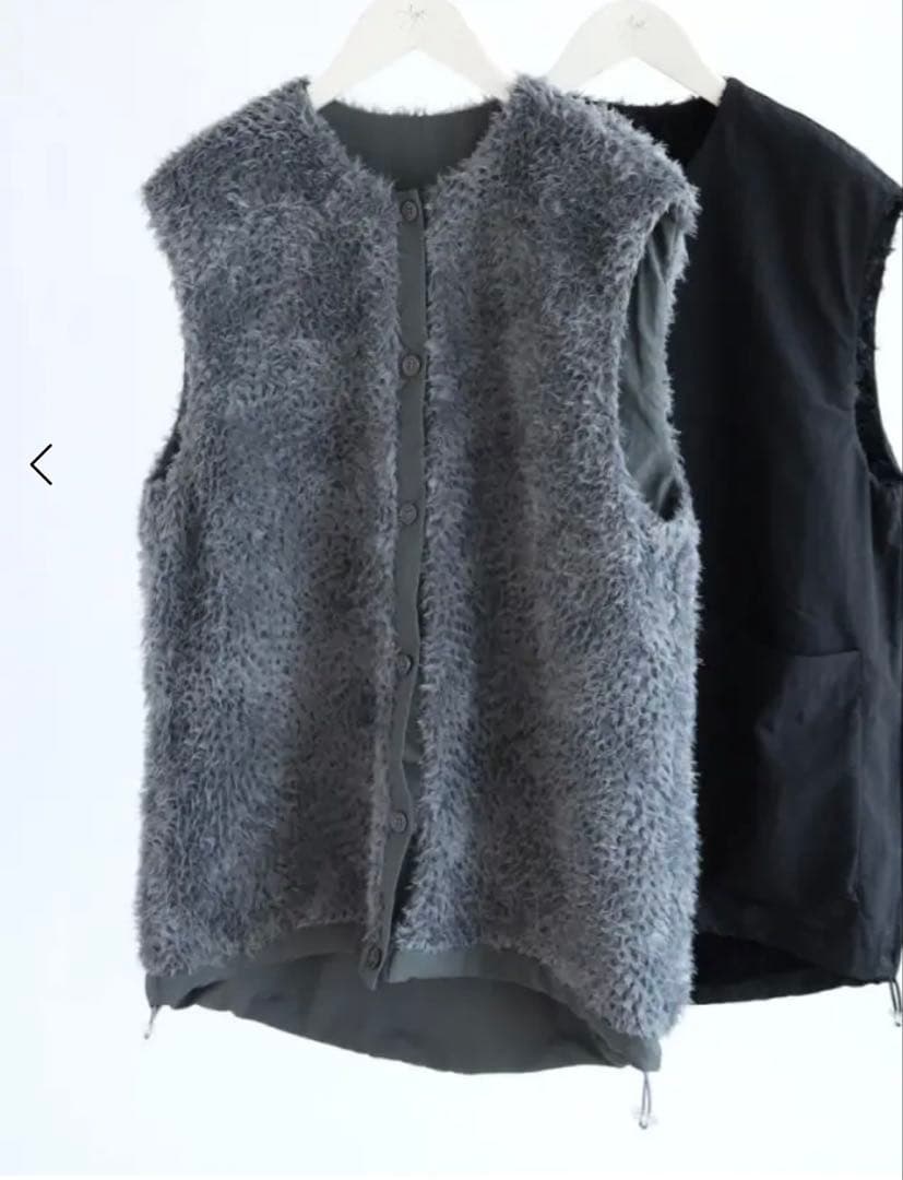 Aga×HiROMITHiSTLE リバーシブルファーベスト　新品　ヤマダヤ