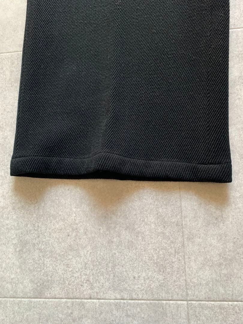 ARMANI COLLEZIONI ウール混 スウェット風 スラックス