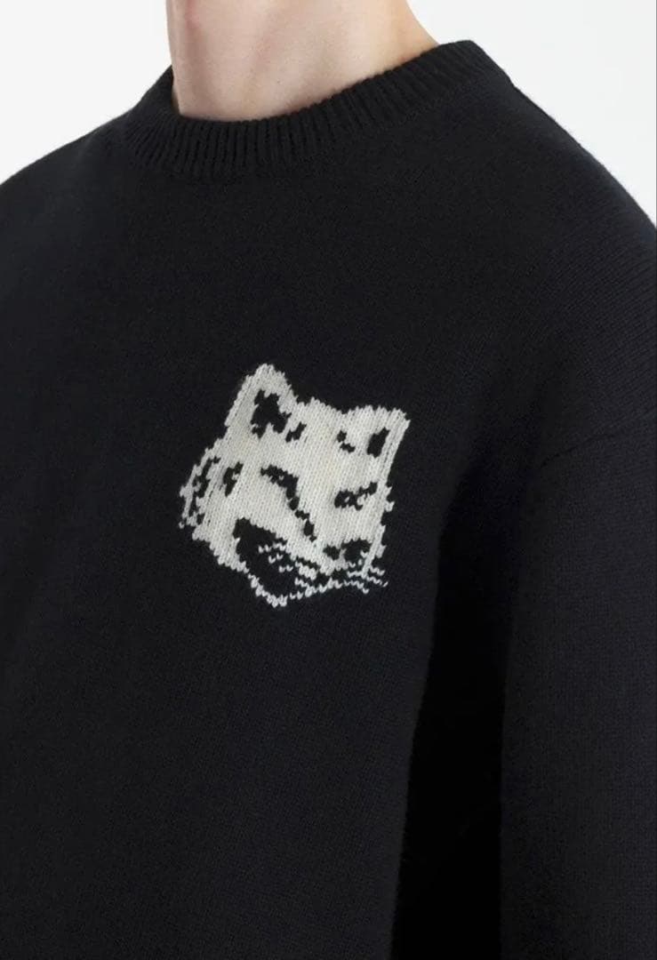 MAISON KITSUNE フォックスインターシャ セーター