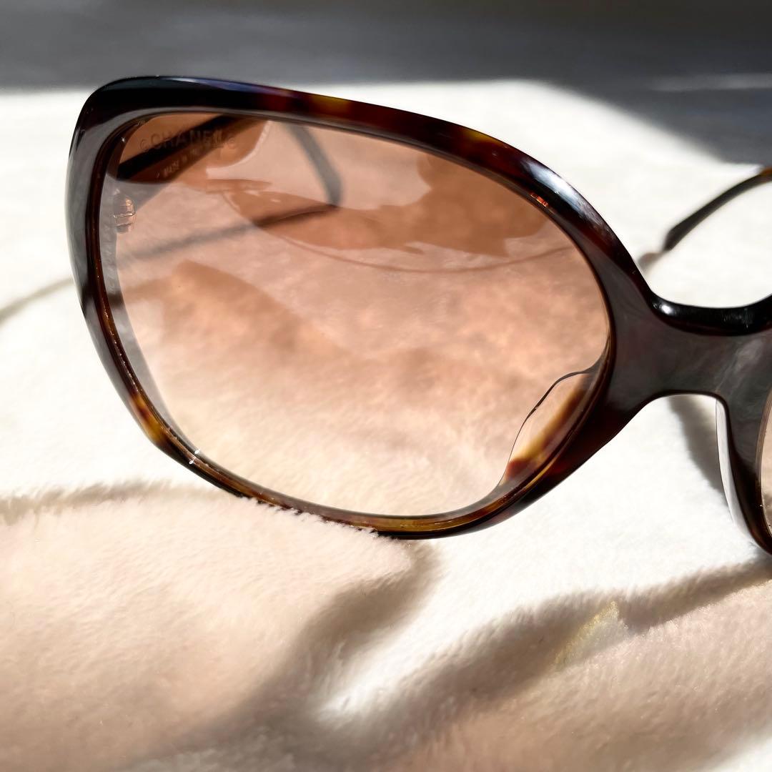 CHANEL ココマーク 5204-A ケース付き サングラス べっ甲柄
