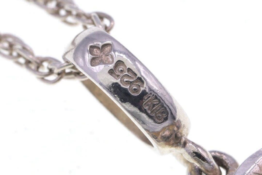 lose hate ハート型クリスタルネックレス