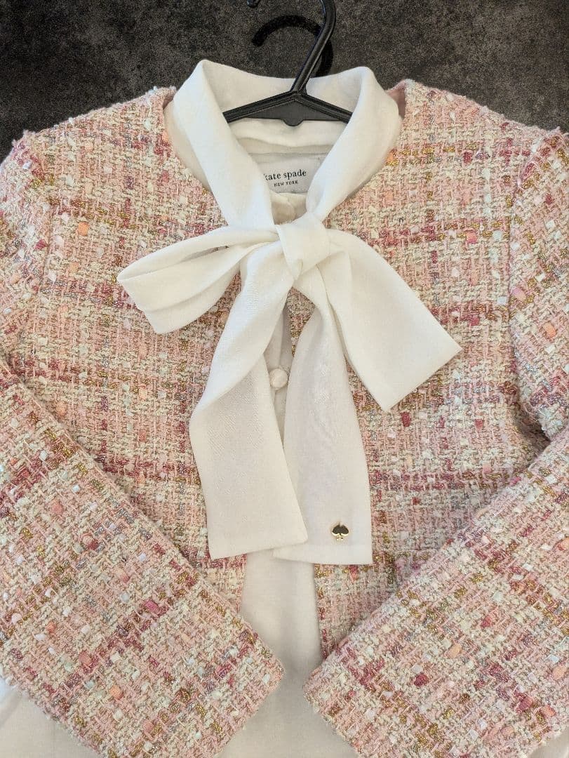 美品❉ ケイトスペード kate spade ツイードセットアップ 女の子120