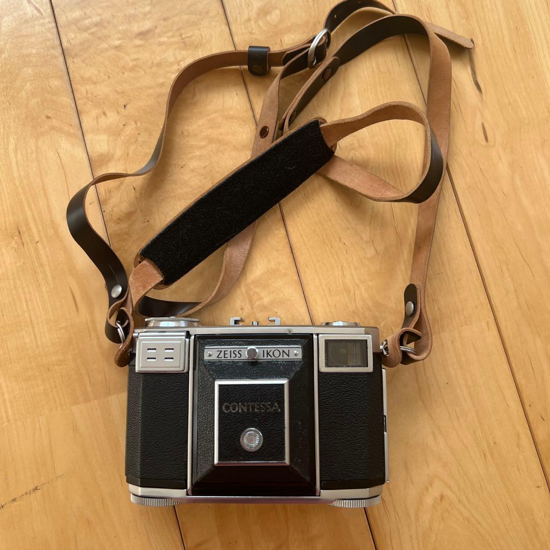 ジャンク値引きZEISS IKON Contessaコンテッサ35 ストラップ付