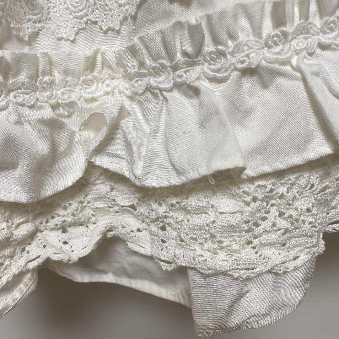 BABY THE STARS SHINE BRIGHTフリル付きホワイトスカート