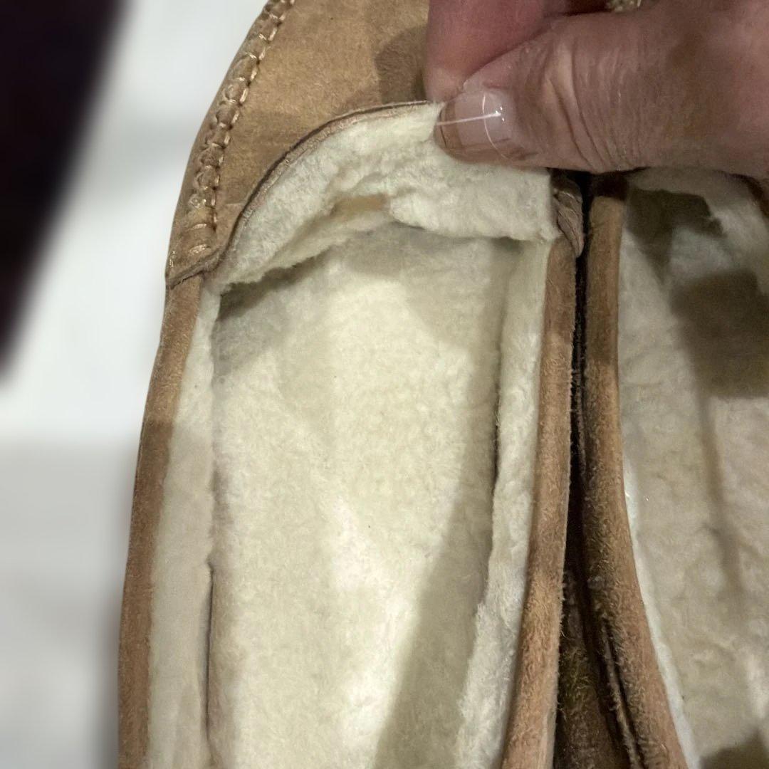 ゆ*り様 HERMES ベージュ スエード モカシン