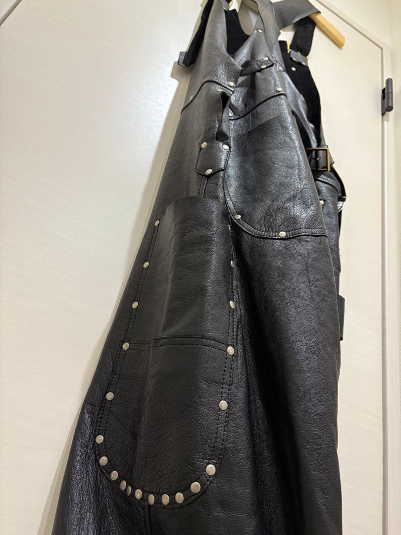 レザーオーバーオール　90s shopオリジナル