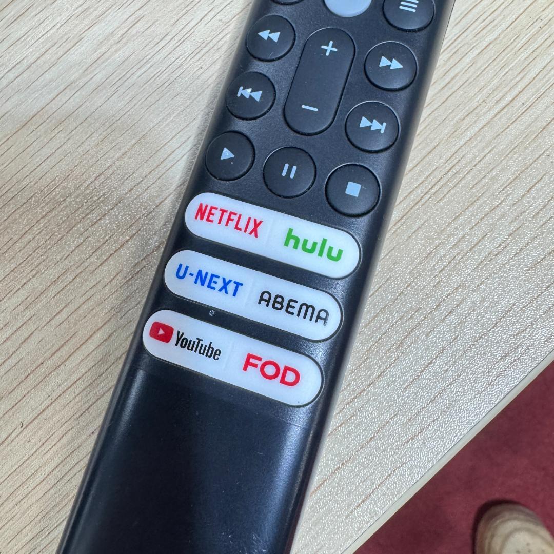 東京23区送料無料　美品TCLチューナーレステレビ　2024年製50型