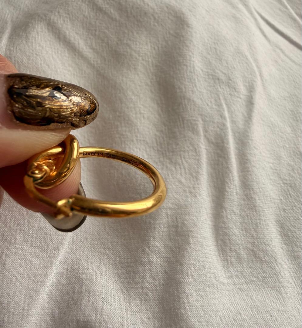 CELINE ノットスモールフープピアス(片耳用)