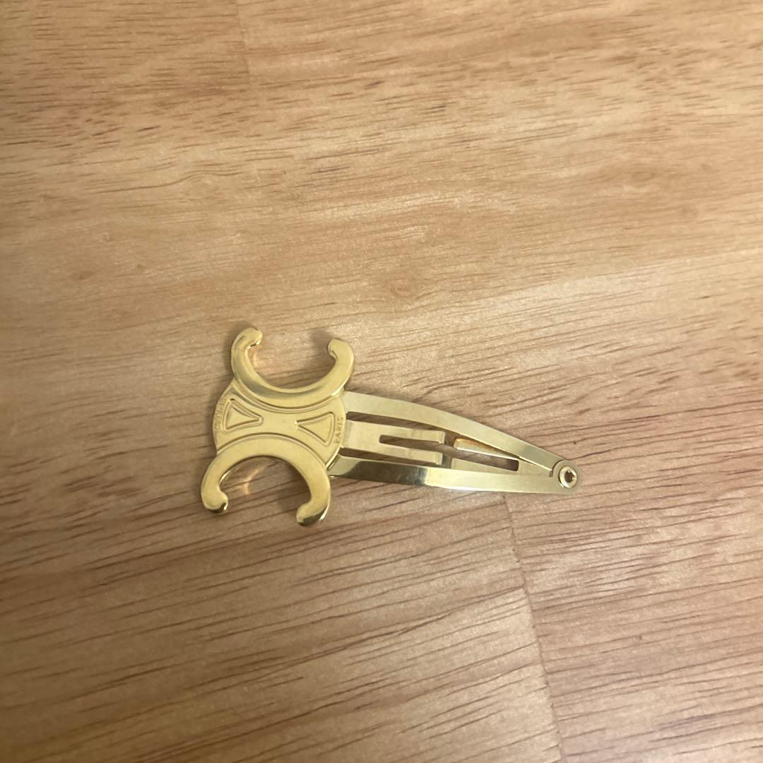 CELINE ゴールド ヘアピン 正規品 ヘアクリップ