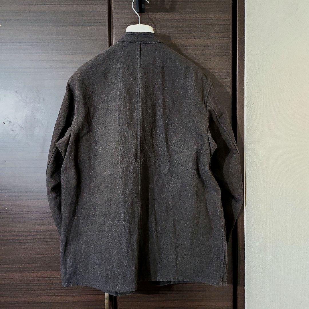 a2 良品 PHIGVEL 麻混 マオカラー ジャケット 1